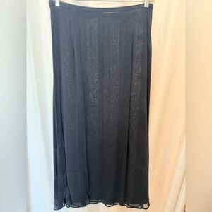 Lane Bryant Classic Black Maxi Skirt
